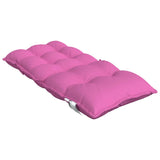 Coussins de chaise à dossier bas lot de 2 rose tissu oxford