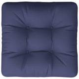 Coussin de palette bleu marine 60x60x12 cm tissu