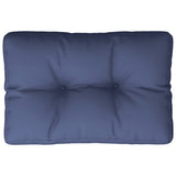 Coussin de palette bleu marine 50x40x12 cm tissu