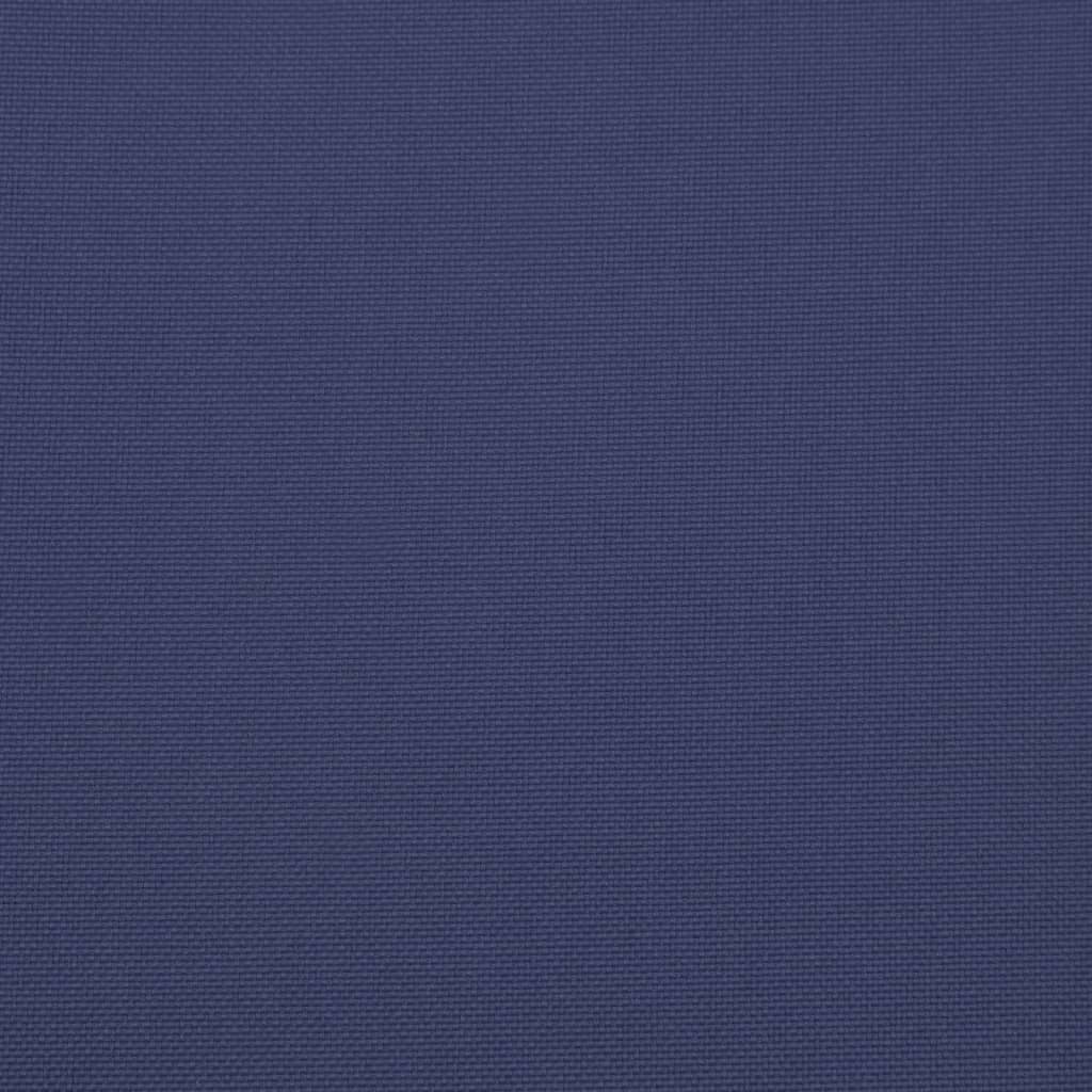 Marineblaues Palettenkissen 70x40x12 cm Oxford-Stoff