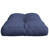 Coussin de palette bleu marine 120x40x12 cm tissu