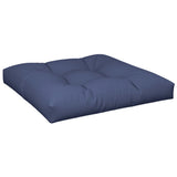 Coussins de palette lot de 2 bleu marine tissu