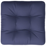 Coussin de palette bleu marine 60x61,5x10 cm tissu