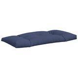 Coussins de palette lot de 2 bleu marine tissu oxford