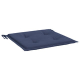 Coussins de palette lot de 2 bleu marine 40x40x3 cm