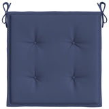 Coussins de palette lot de 6 bleu marine 40x40x3cm tissu oxford