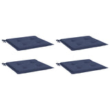 Coussins de palette lot de 4 bleu marine 50x50x3cm tissu oxford