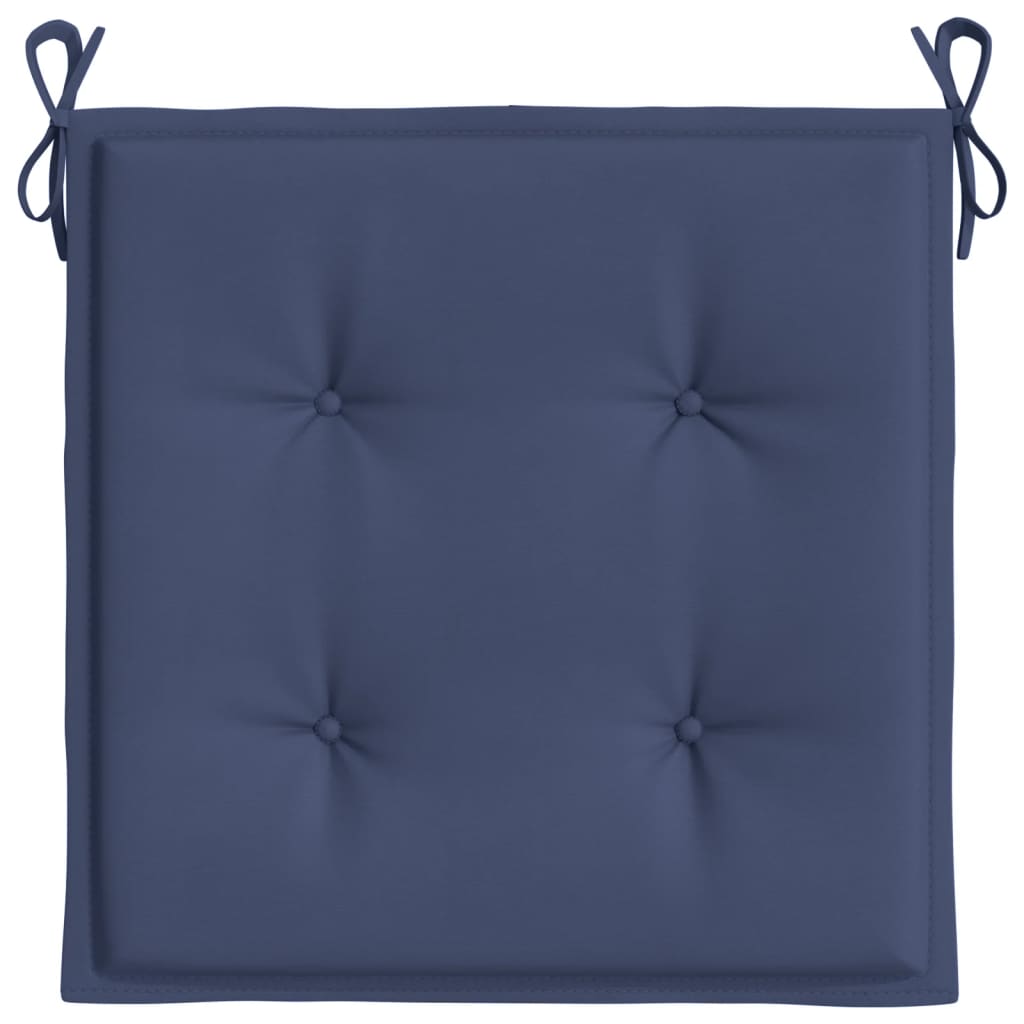 Coussins de palette lot de 6 bleu marine 50x50x3cm tissu oxford