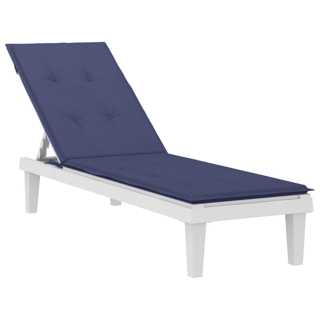 Coussin de chaise de terrasse bleu marine tissu oxford