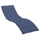 Coussin de chaise longue bleu marine tissu oxford