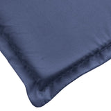 Coussin de chaise longue bleu marine tissu oxford