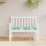 Garden bench cushion leaf pattern 100x50x7 cm