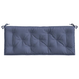 Navy blue garden bench cushion 120x50x7 cm oxford fabric