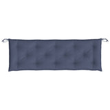 Coussin de banc de jardin bleu marine 150x50x7 cm tissu oxford