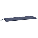 Coussin de banc de jardin bleu marine 150x50x7 cm tissu oxford