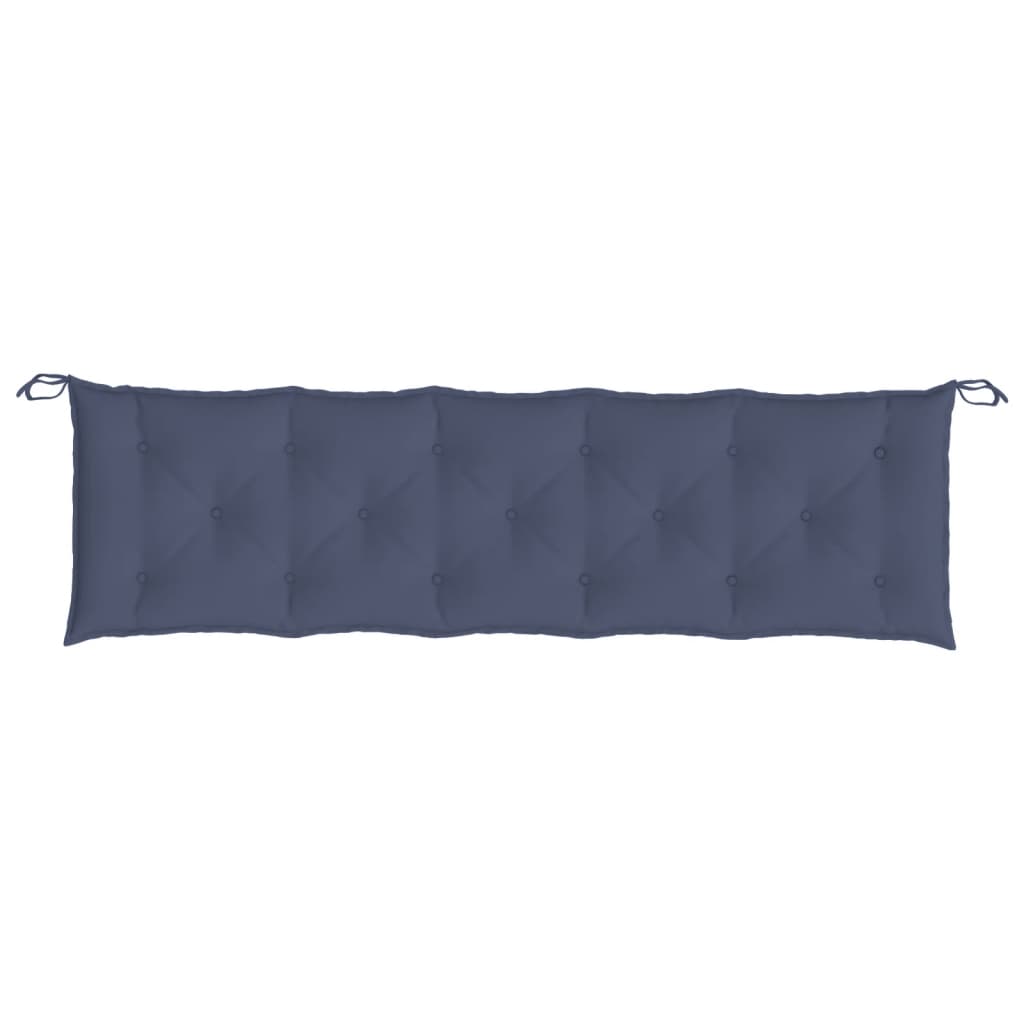 Coussin de banc de jardin bleu marine 180x50x7 cm tissu oxford