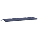 Coussin de banc de jardin bleu marine 180x50x7 cm tissu oxford