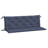 Gartenbankauflagen 2er-Set Marineblau 150x50x7 cm