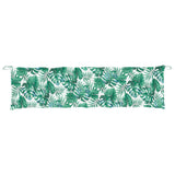 Coussins de banc de jardin lot de 2 motif de feuilles