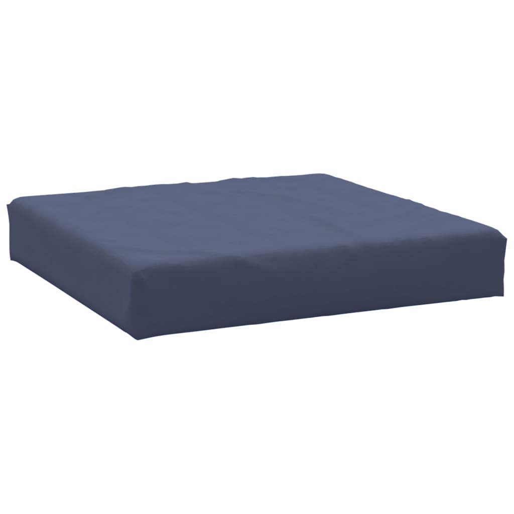 Coussins de palette lot de 2 bleu marine tissu