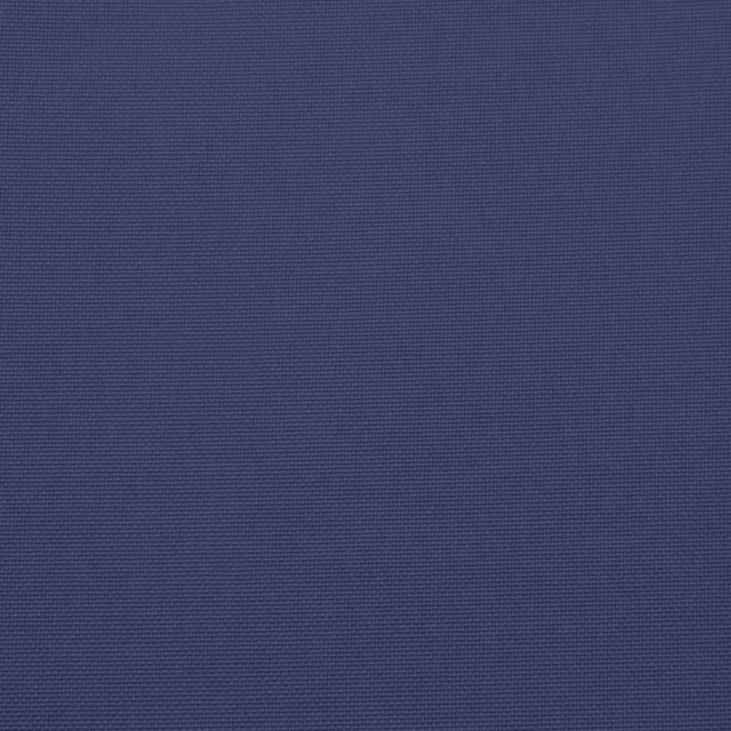 Coussins de palette lot de 2 bleu marine tissu