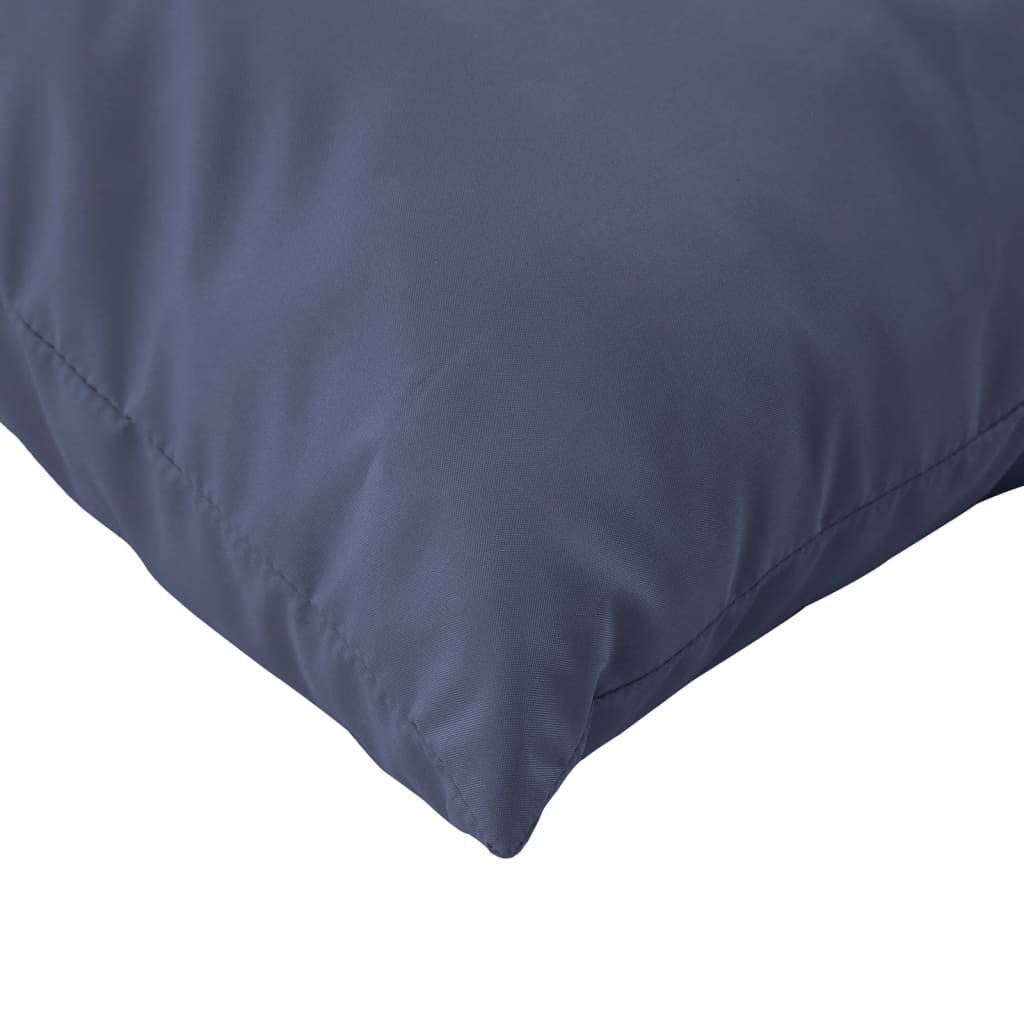 Coussins de palette lot de 3 bleu marine tissu oxford