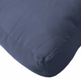 Coussin de palette bleu marine 60x60x10 cm tissu oxford