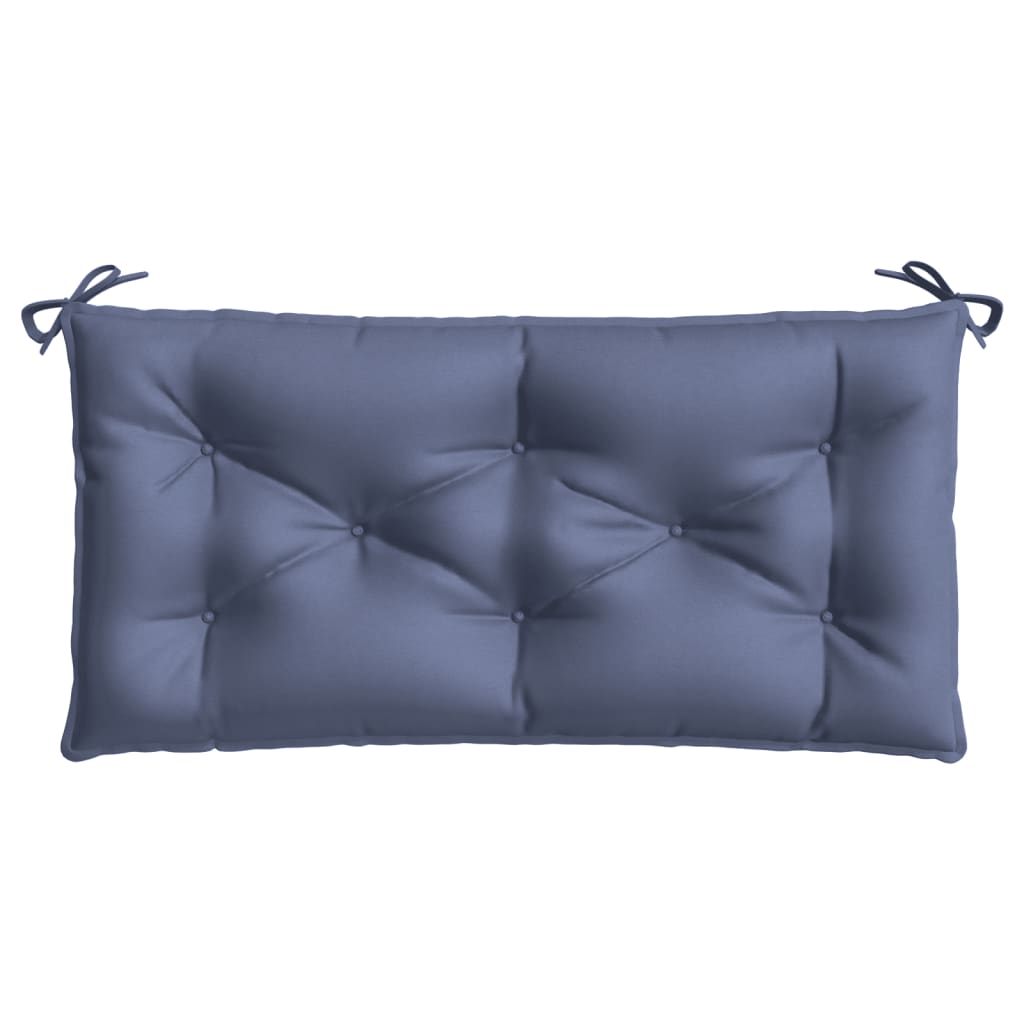 Coussin de banc de jardin bleu marine 110x50x7 cm tissu oxford