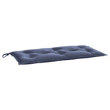 Coussin de banc de jardin bleu marine 110x50x7 cm tissu oxford