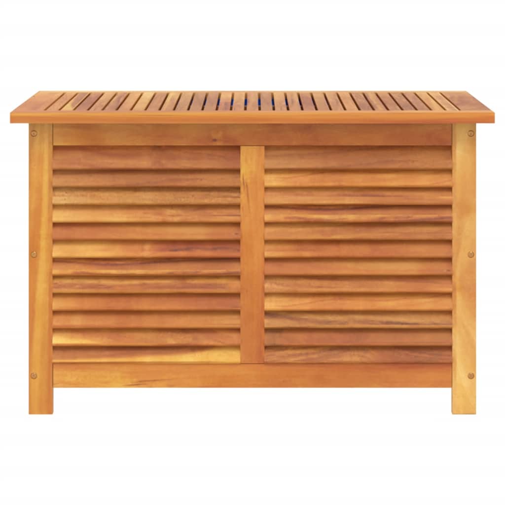 Garden storage box shutters 90x50x56 cm acacia wood