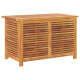 Garden storage box shutters 90x50x56 cm acacia wood