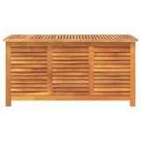 Garten-Aufbewahrungsbox mit Lamellen, 113 x 50 x 56 cm, Akazienholz