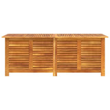 Garden storage box shutters 150x50x56cm acacia wood