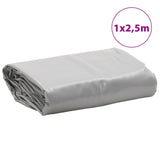 Bâche gris 1x2,5 m 650 g/m²