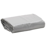 Gray tarpaulin 1.5x2.5 m 650 g/m²