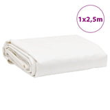 Bâche blanc 1x2,5 m 650 g/m²