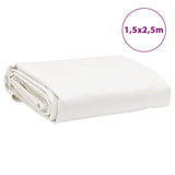 Bâche blanc 1,5x2,5 m 650 g/m²