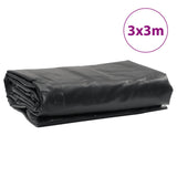 Bâche anthracite 3x3 m 650 g/m²