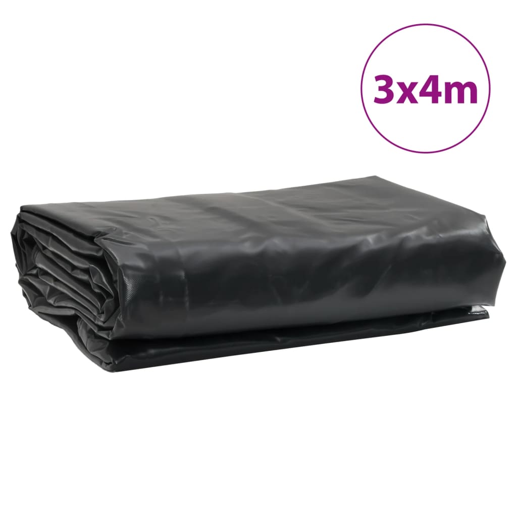 Bâche anthracite 3x4 m 650 g/m²