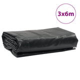 Bâche anthracite 3x6 m 650 g/m²