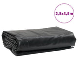 Bâche anthracite 2,5x3,5 m 650 g/m²