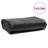 Bâche anthracite 1x2,5 m 650 g/m²