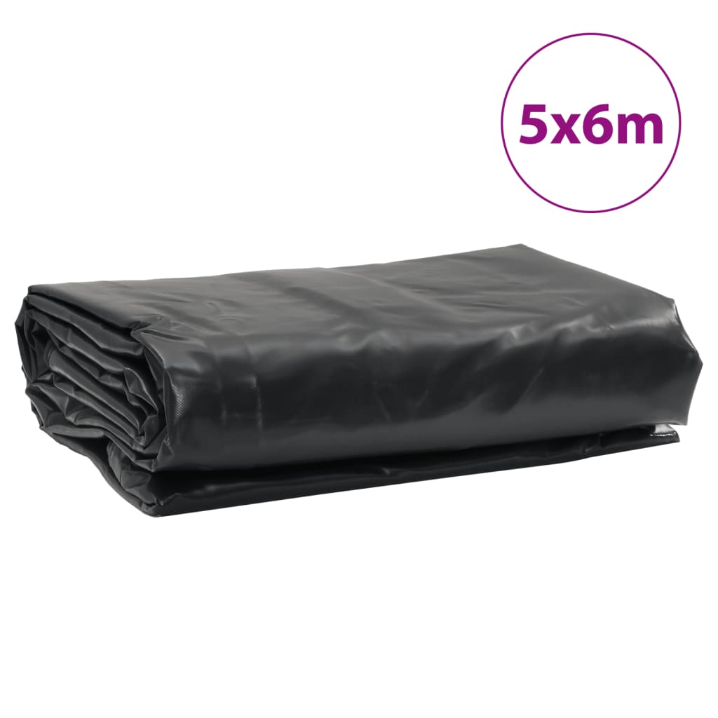 Bâche anthracite 5x6 m 650 g/m²