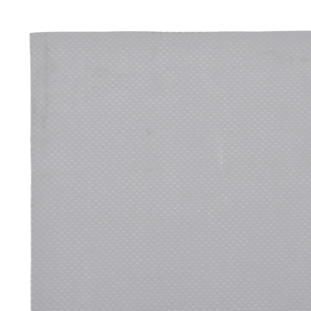 Grey tarpaulin 1.5x6 m 650 g/m²