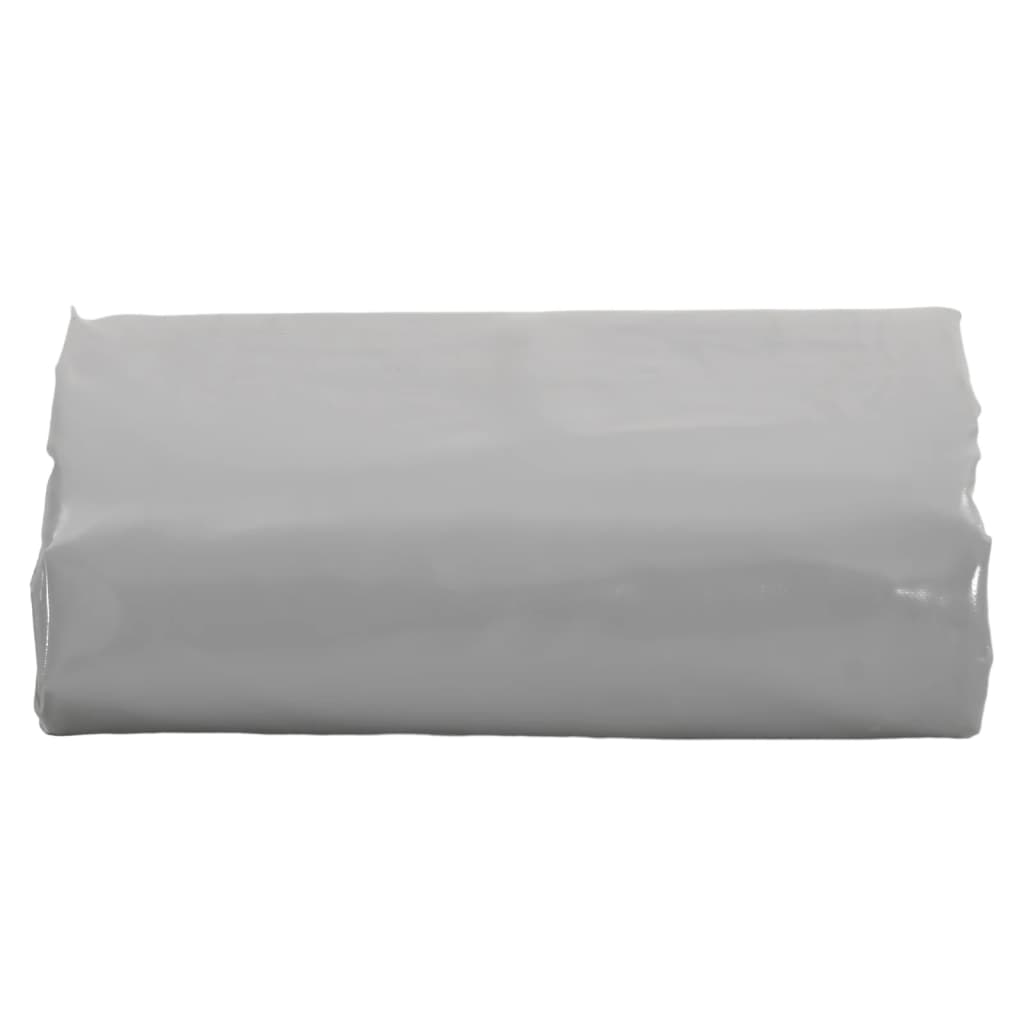 Grey tarpaulin 5x5 m 650 g/m²