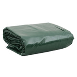 Green tarpaulin 3x3 m 650 g/m²