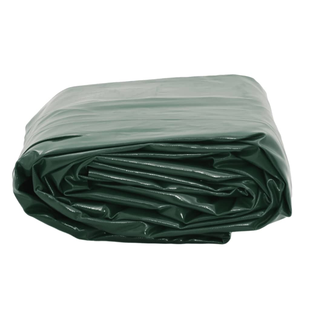 Green tarpaulin 4x5 m 650 g/m²