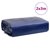 Blue tarpaulin 2x3 m 650 g/m²