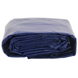 Blue tarpaulin 3x6 m 650 g/m²