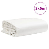 Bâche blanc 3x6 m 650 g/m²